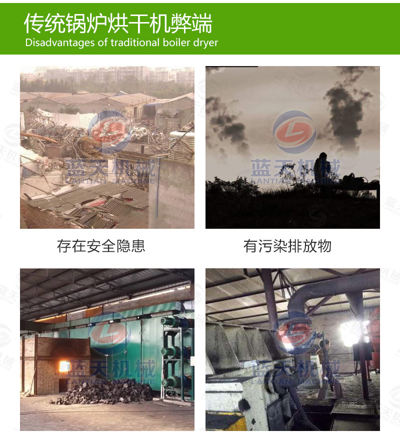 豆角網帶烘干機傳統(tǒng)弊端