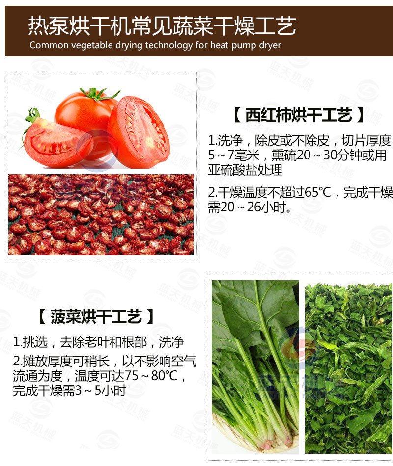木耳網(wǎng)帶烘干機常見蔬菜烘干工藝