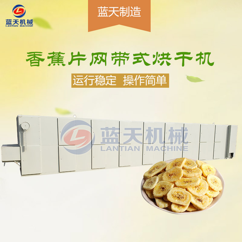 香蕉片網(wǎng)帶烘干機 