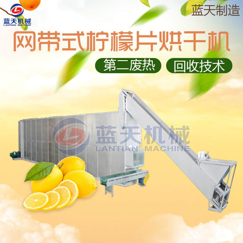 檸檬片網(wǎng)帶烘干機
