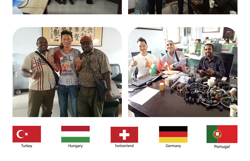 檸檬片網(wǎng)帶烘干機客戶合影