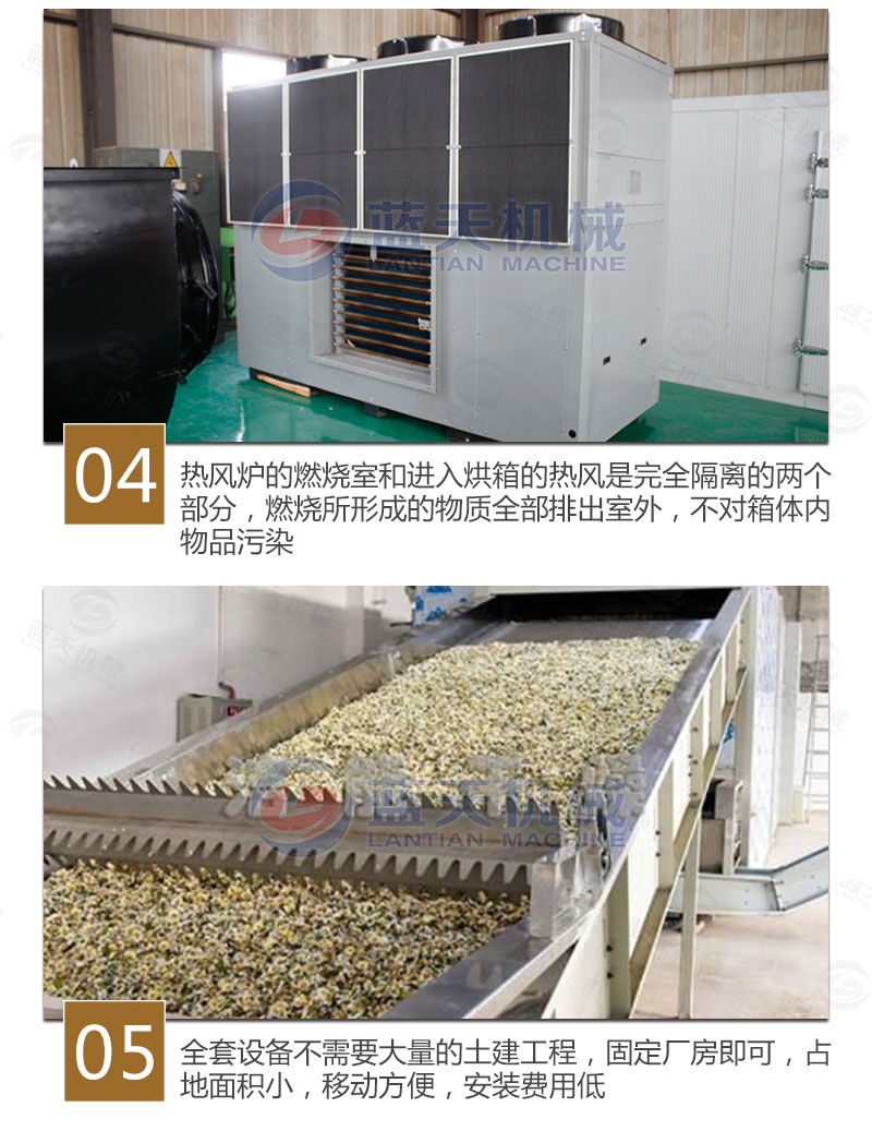 百合網(wǎng)帶式烘干機(jī)特點(diǎn)