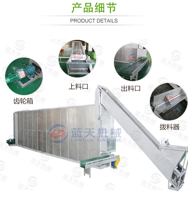 花生網(wǎng)帶式烘干機產(chǎn)品細節(jié)