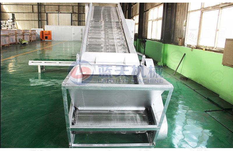 牧草網(wǎng)帶式烘干機廠家實拍