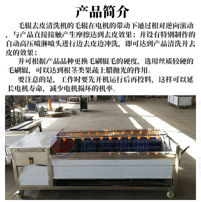 去皮清洗機(jī)產(chǎn)品簡介