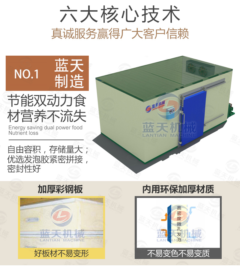 多功能冷庫六大核心技術