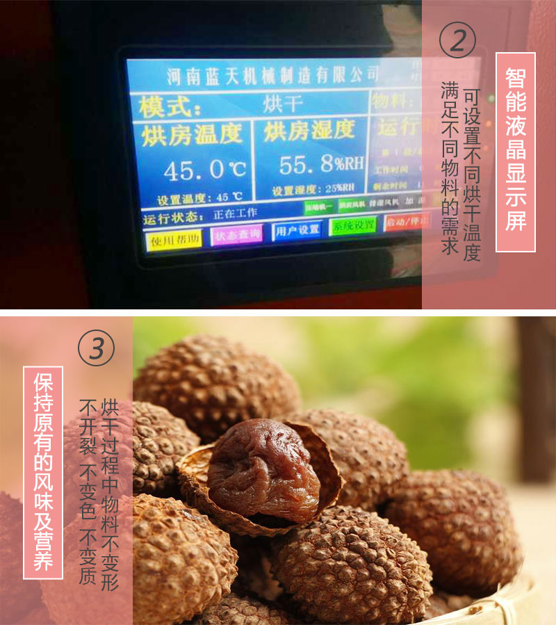 荔枝龍眼烘干機(jī)細(xì)節(jié)展示
