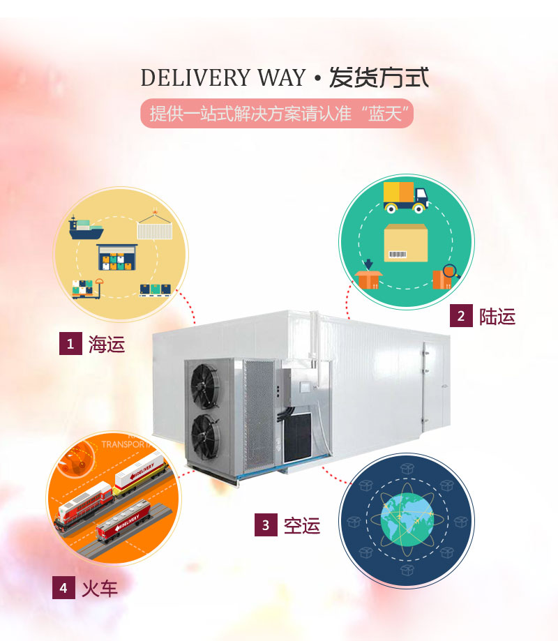 荔枝龍眼烘干機(jī)發(fā)貨方式